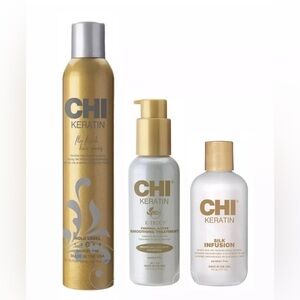 CHI Keratin Smooth & Style Kit - Gold and Silver